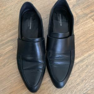 Vagabond Black Leather Loafers